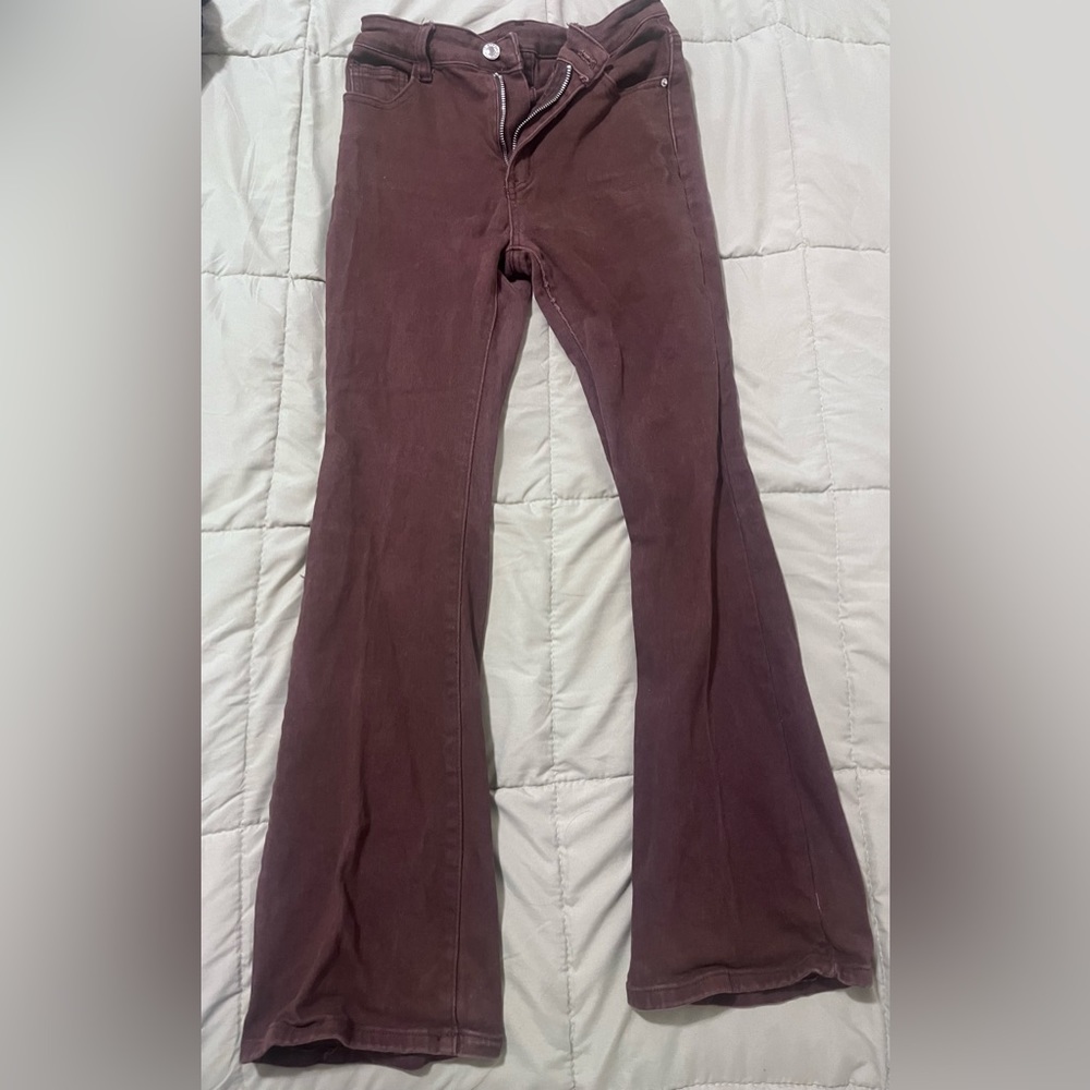 SHEIN, Medium Waist, Flare bottoms, M/Petite